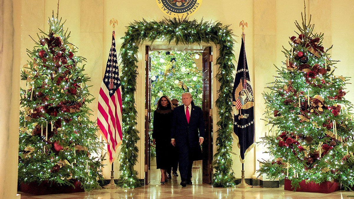 President Donald Trump and first lady Melania Trump