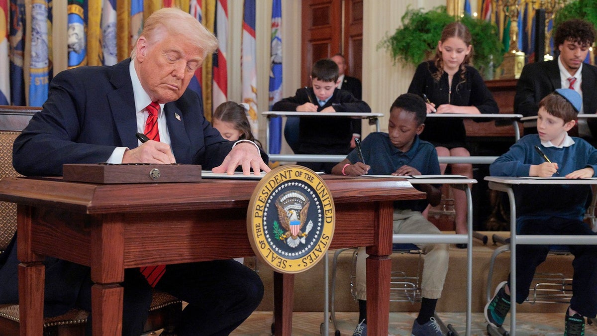 Trump signs executive order on education