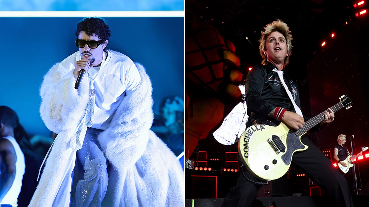 Split of Bad Bunny and Green Day