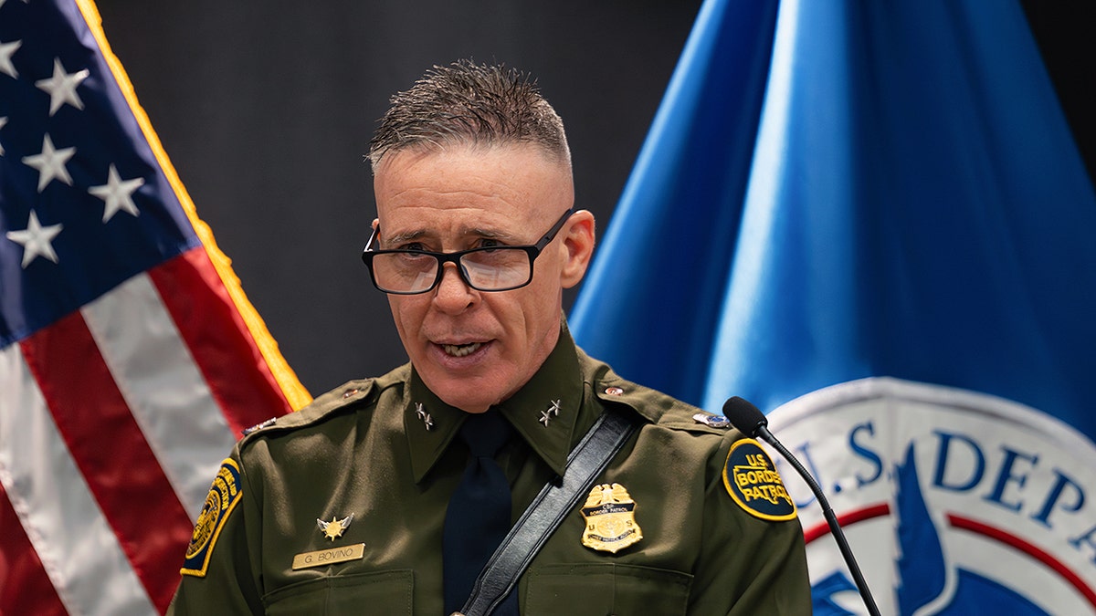 Border Patrol Chief Bovino at presser
