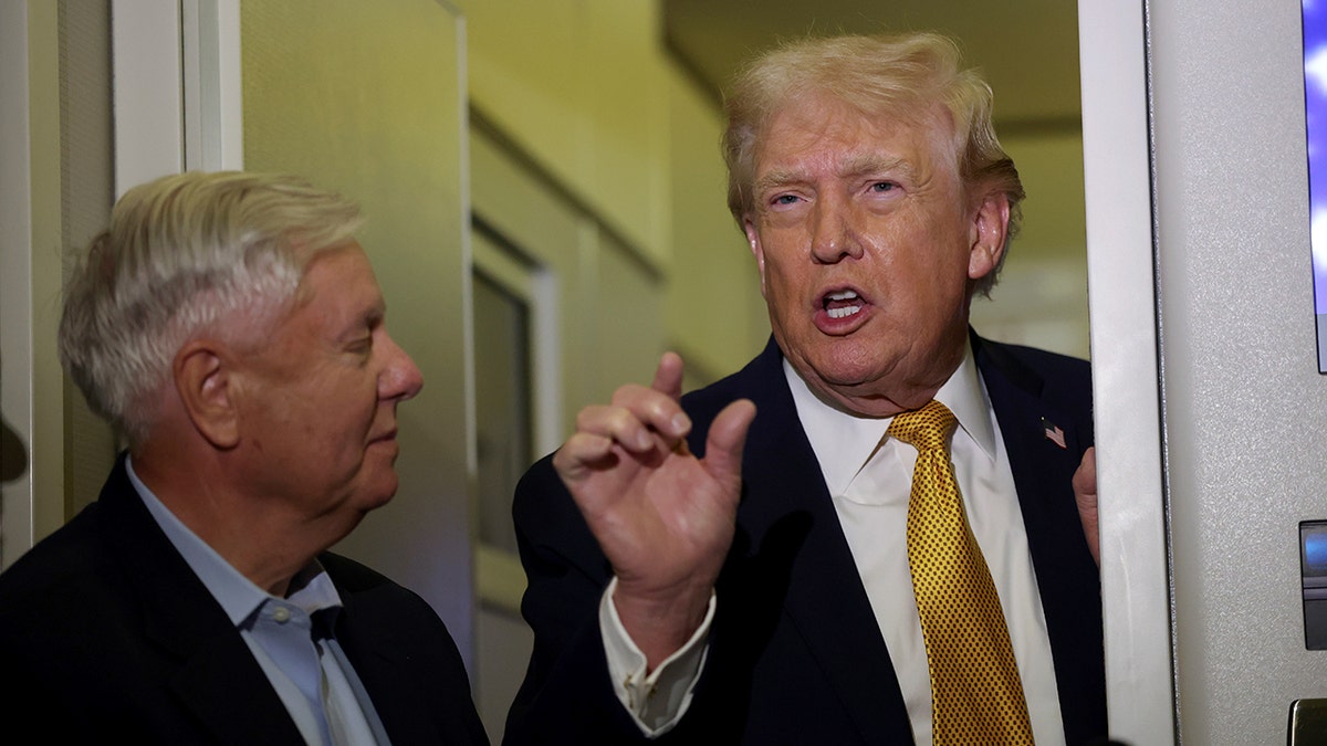 President Donald Trump and Sen. Lindsey Graham