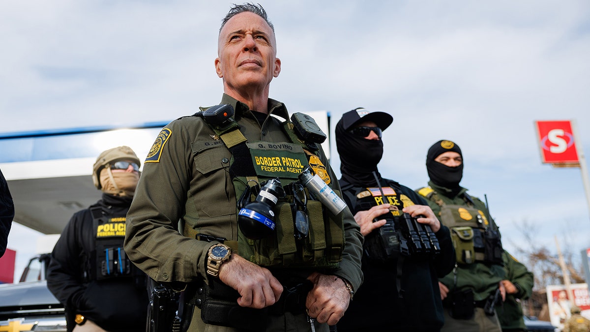 Gregory Bovino and U.S. federal agents in Illinois
