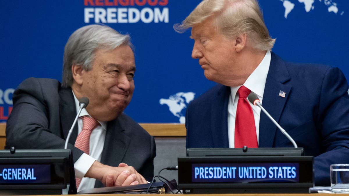President Trump with UNSG Guterres