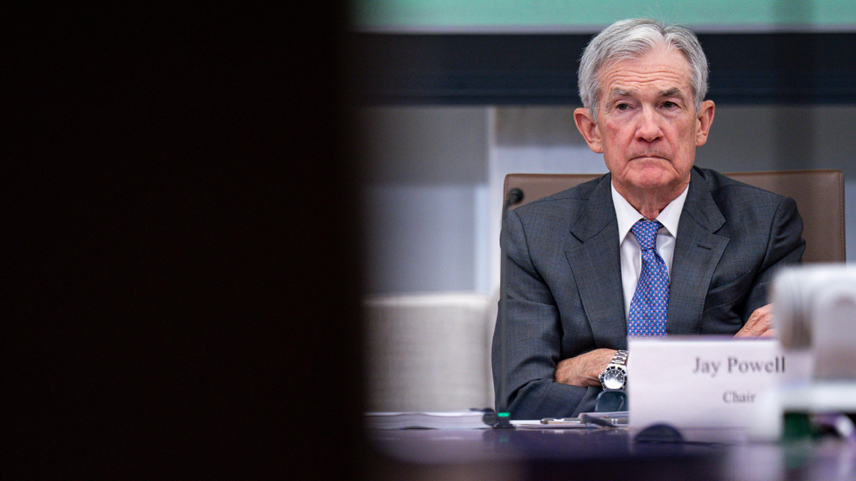 Federal Reserve Chairman Jerome Powell Fed chair Jerome Powell listens during a meeting at the Federal Reserve.