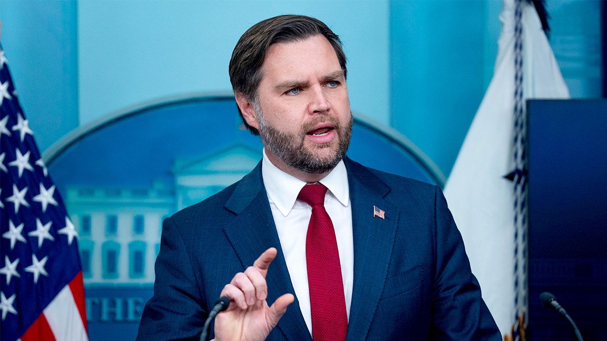 JD Vance at White House press briefing