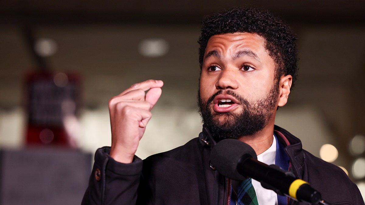 Maxwell Frost speaking