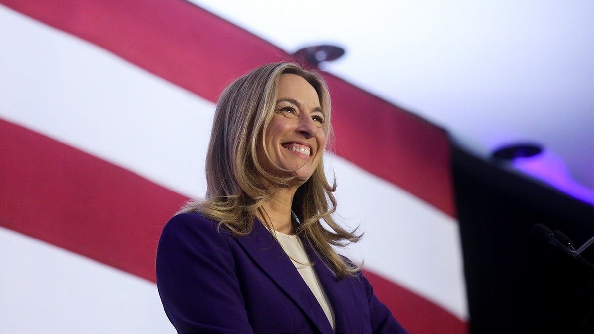 Mikie Sherrill on her winning election night.