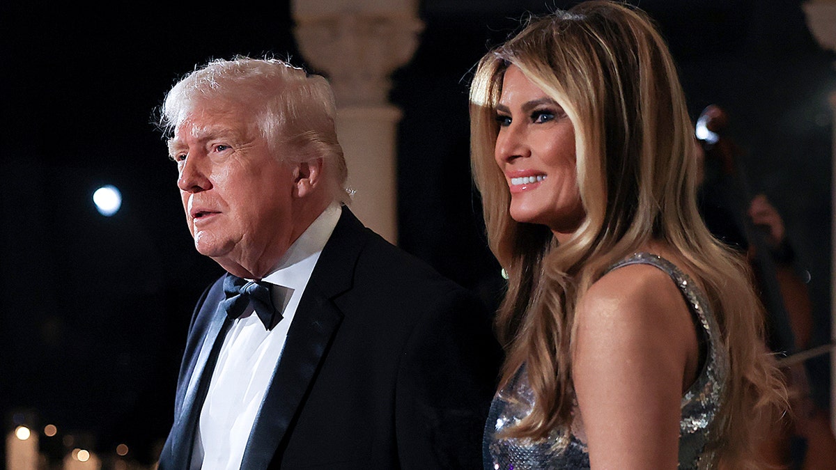 President Donald Trump and first lady Melania Trump