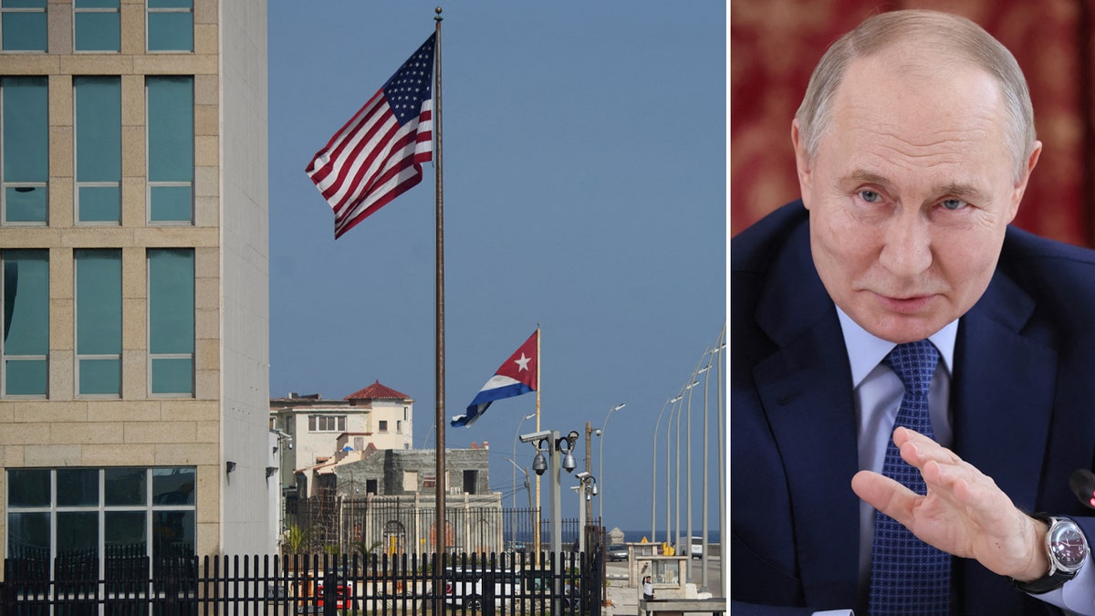 Vladimir Putin and the U.S. Embassy in Cuba. 