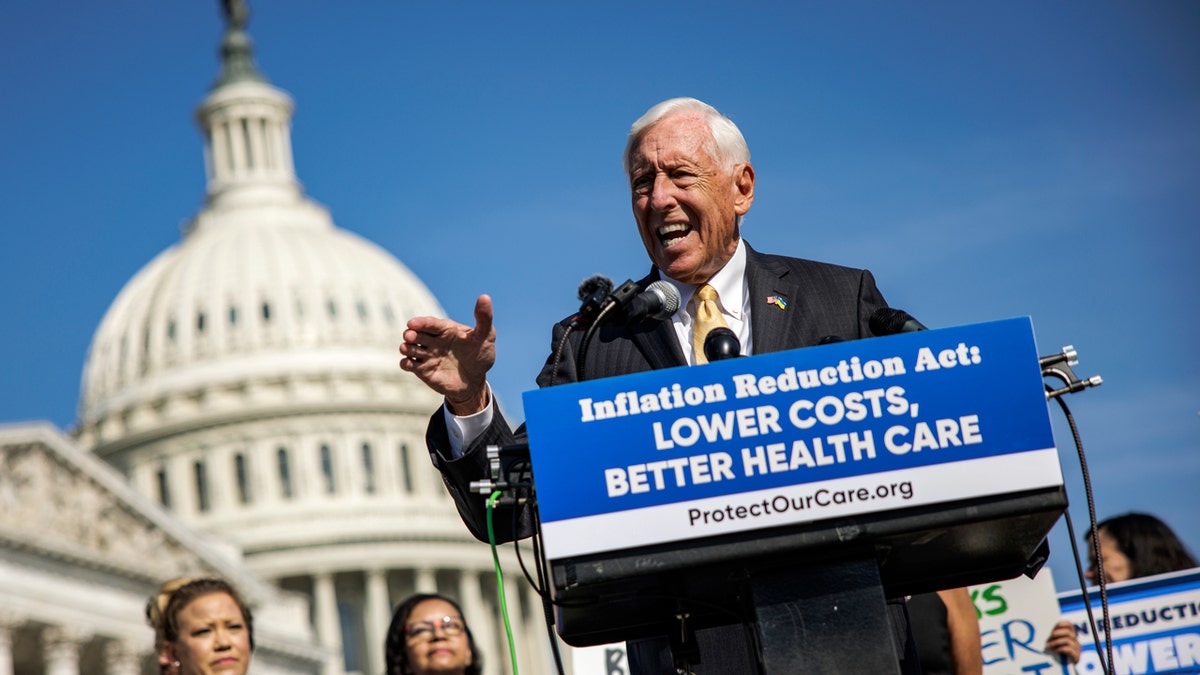 Steny Hoyer speaks on Capitol Hill