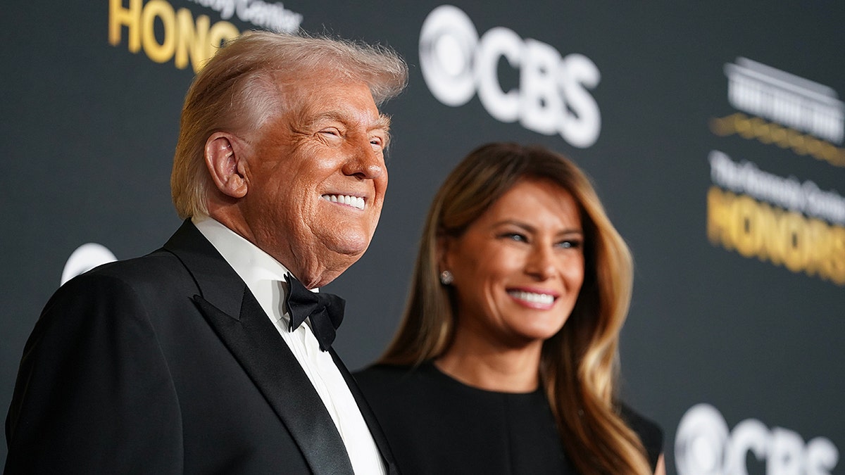 President Donald Trump and First Lady Melania Trump at the Kennedy Center