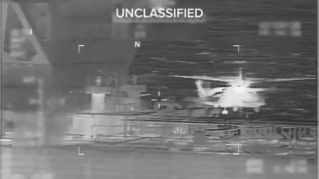 U.S. troops takeover a Venezuelan oil tanker