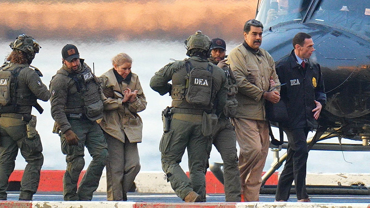 Venezuelan President Nicolas Maduro and first lady Cilia Flores heading to court facing federal charges in New York.