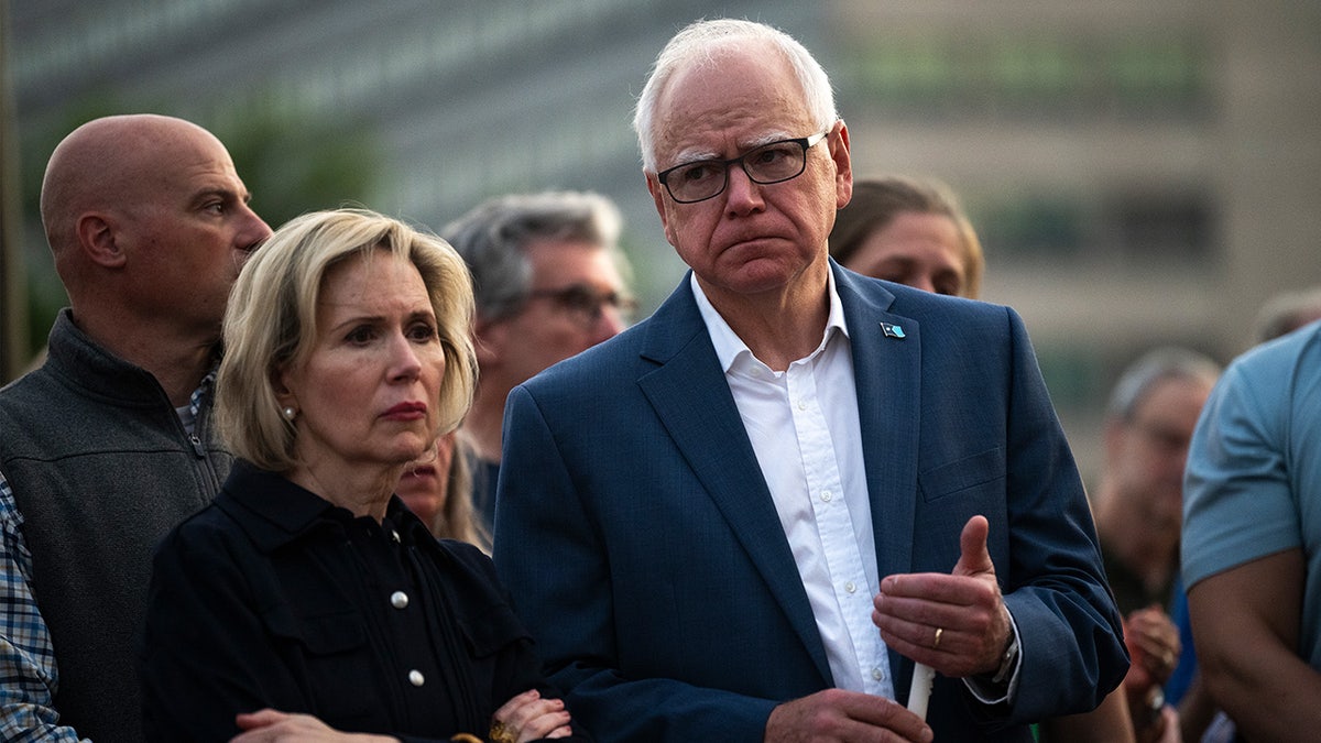 Governor Tim Walz and his wife