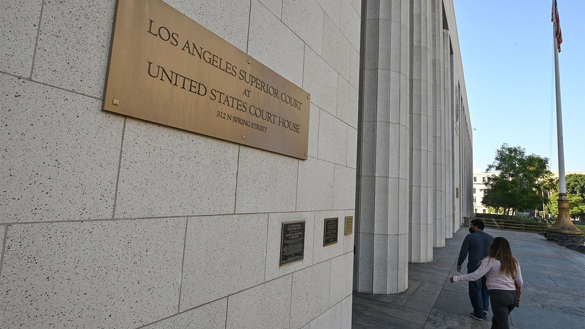 A view of the U.S. Courthouse building in Los Angeles, Sept. 13, 2021. Criminal trials will be paused for two weeks in Los Angeles County after a spike in the Delta and Omicron variants following a holiday weekend, officials said Tuesday. 
