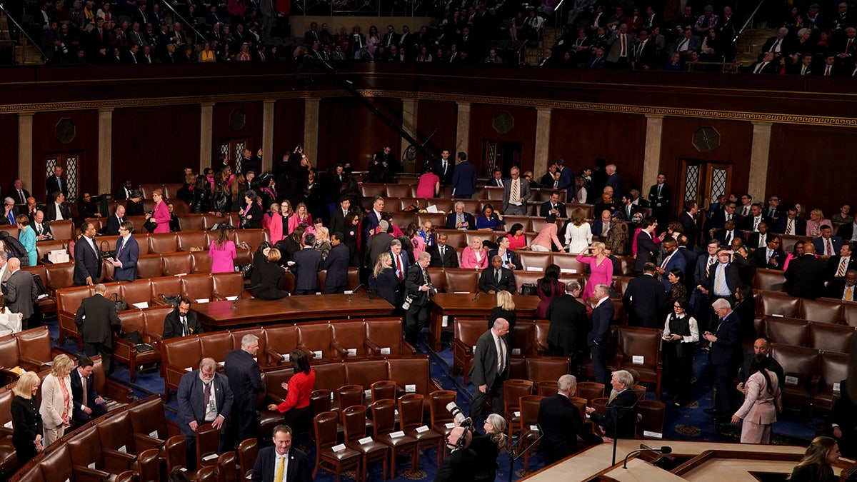 President Trump Delivers First Address To Joint Session Of Congress
