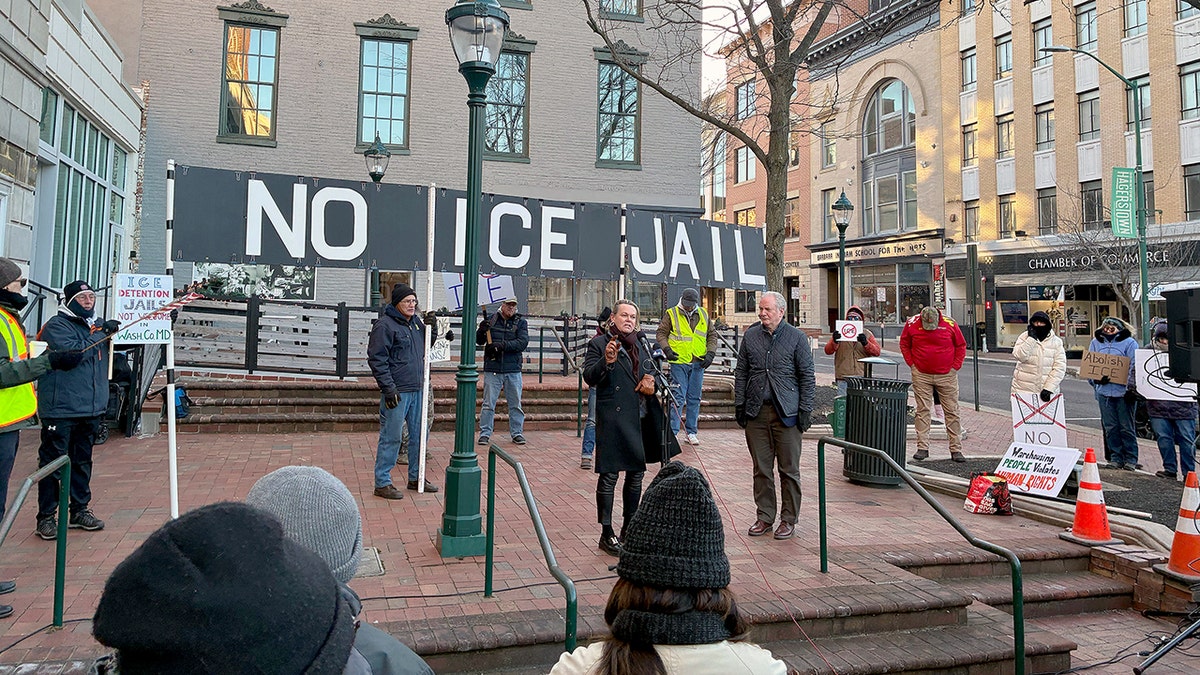 ICE protesters in Washington County MD