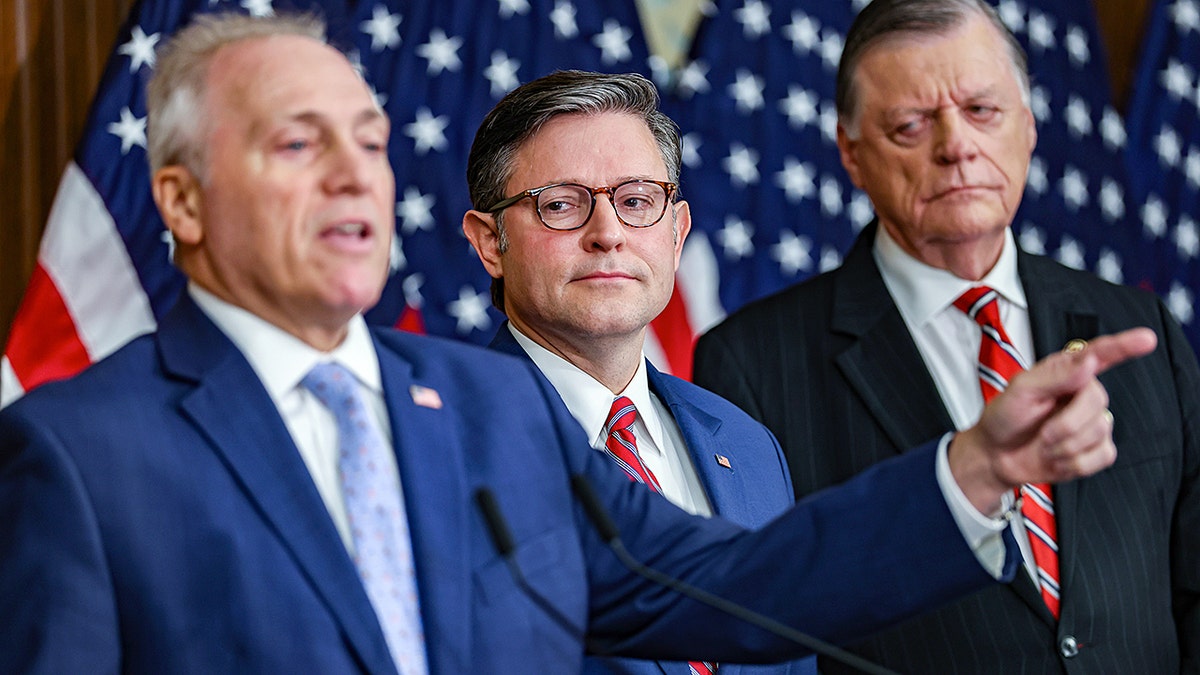 House Republican leadership speak in Washington
