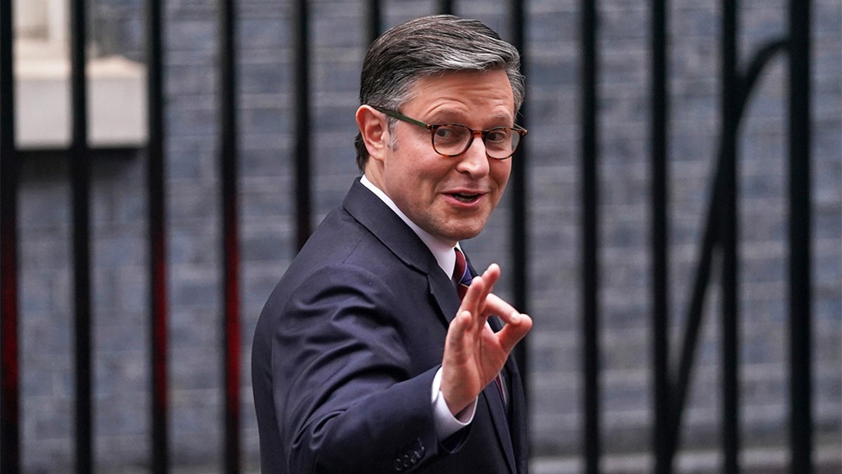 House Speaker Mike Johnson in the UK