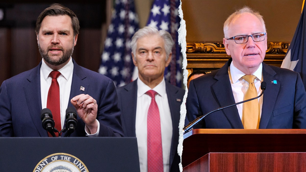 JD Vance, Mehmet Oz and Tim Walz