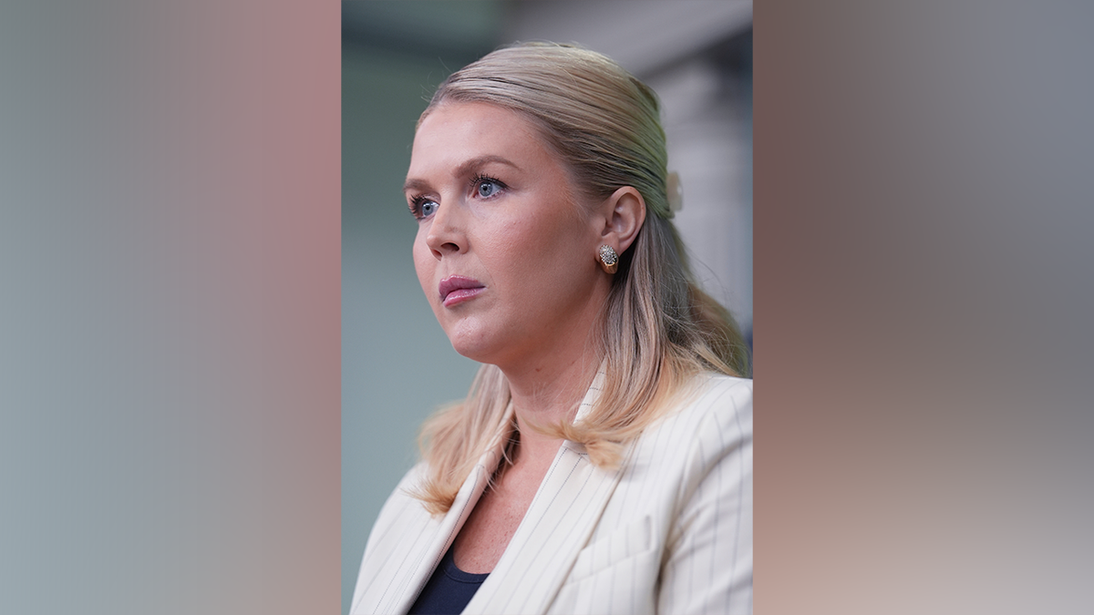 White House press secretary Karoline Leavitt