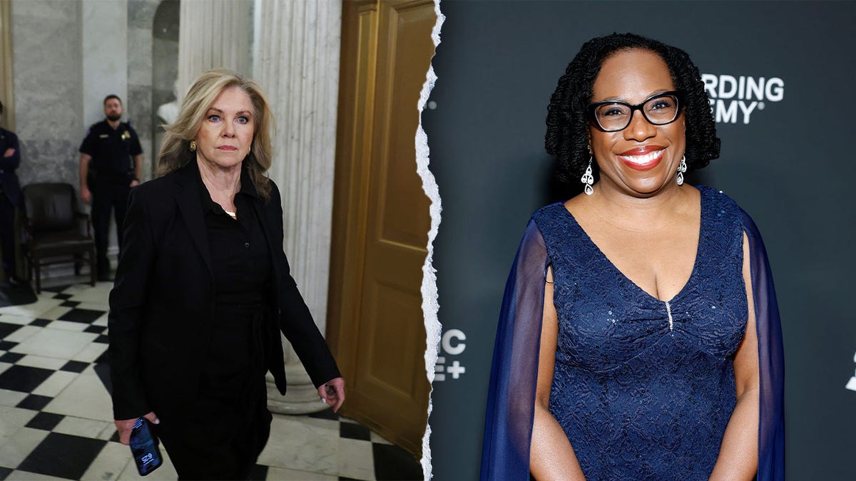 Sen. Marsha Blackburn and Justice Ketanji Brown Jackson 