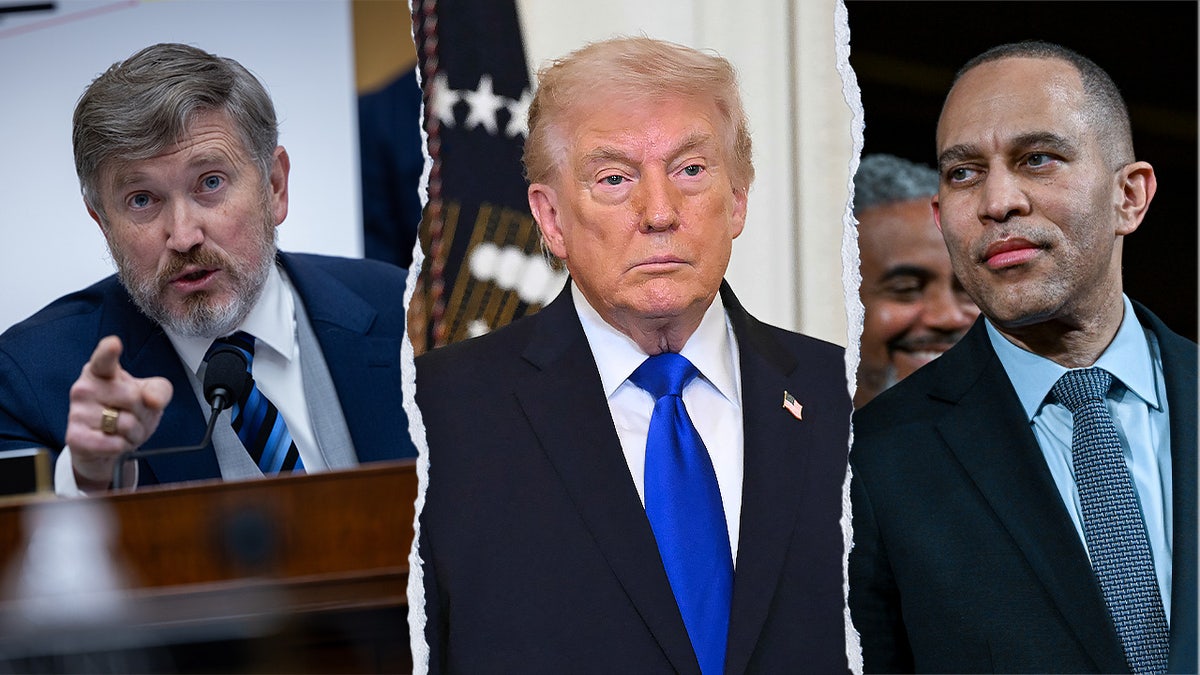 Thomas Massie, Donald Trump, and Hakeem Jeffries