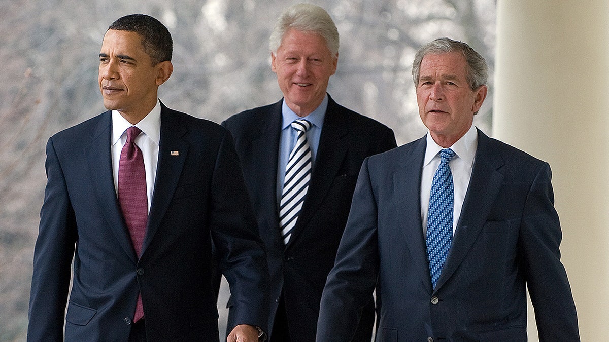 Obama, Clinton, and Bush