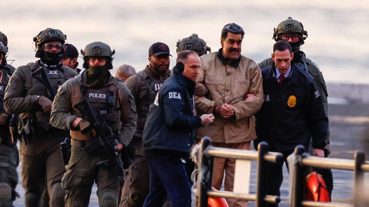 Venezuelan President Nicolas Maduro heading to court facing federal charges in New York.