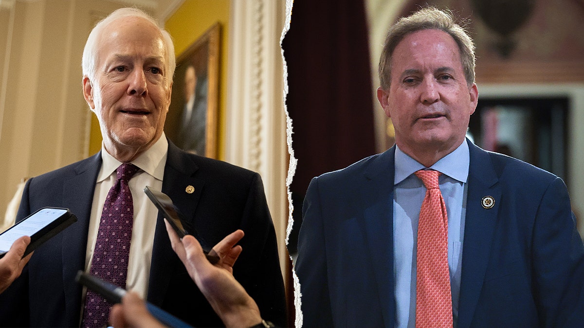 Cornyn and Paxton split
