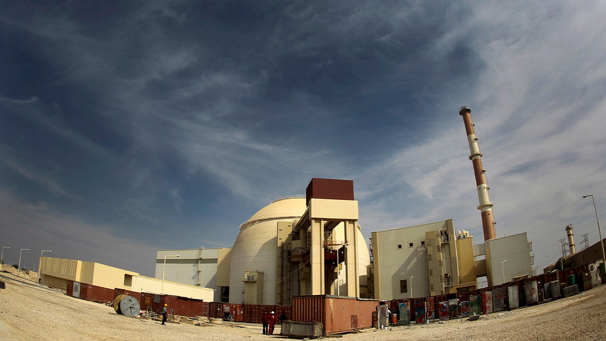 A general view of the Bushehr nuclear power plant, some 1,200 km (746 miles) south of Tehran