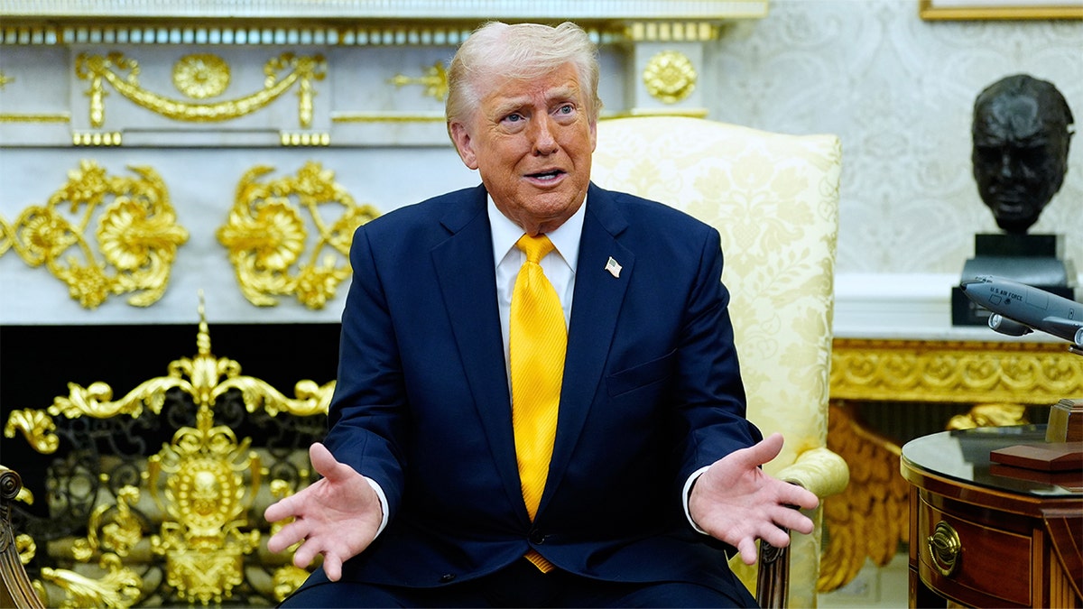 Donald Trump at White House