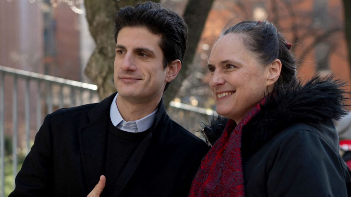 Jack Schlossberg campaigning