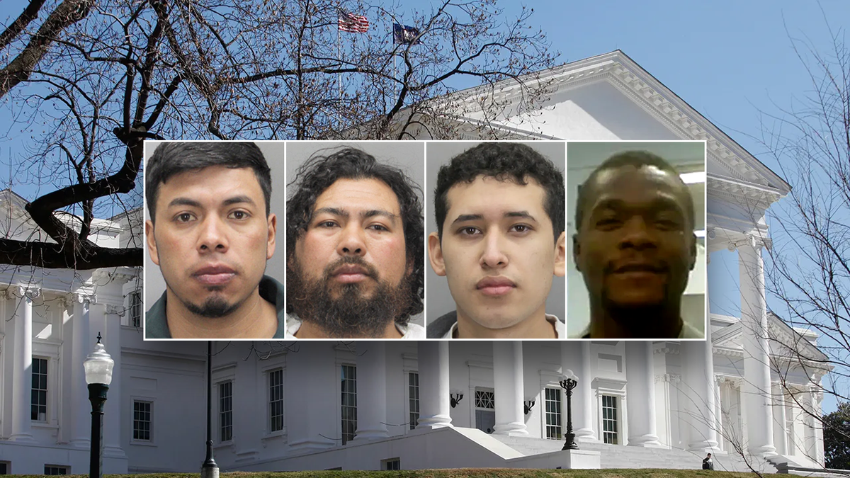 Misael Lopez Gomez, Anibal Armando Chavarria Muy, Israel Flores Ortiz and Abdul Jalloh mugshots