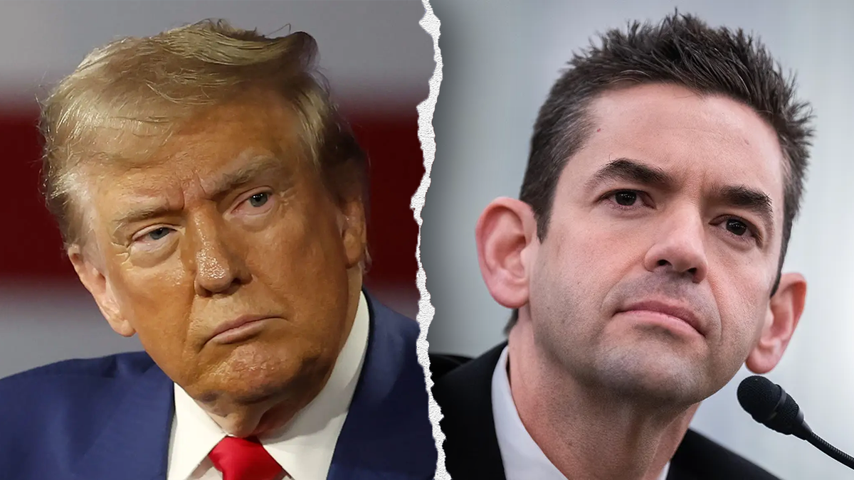 President Donald Trump and Jared Isaacman standing separately