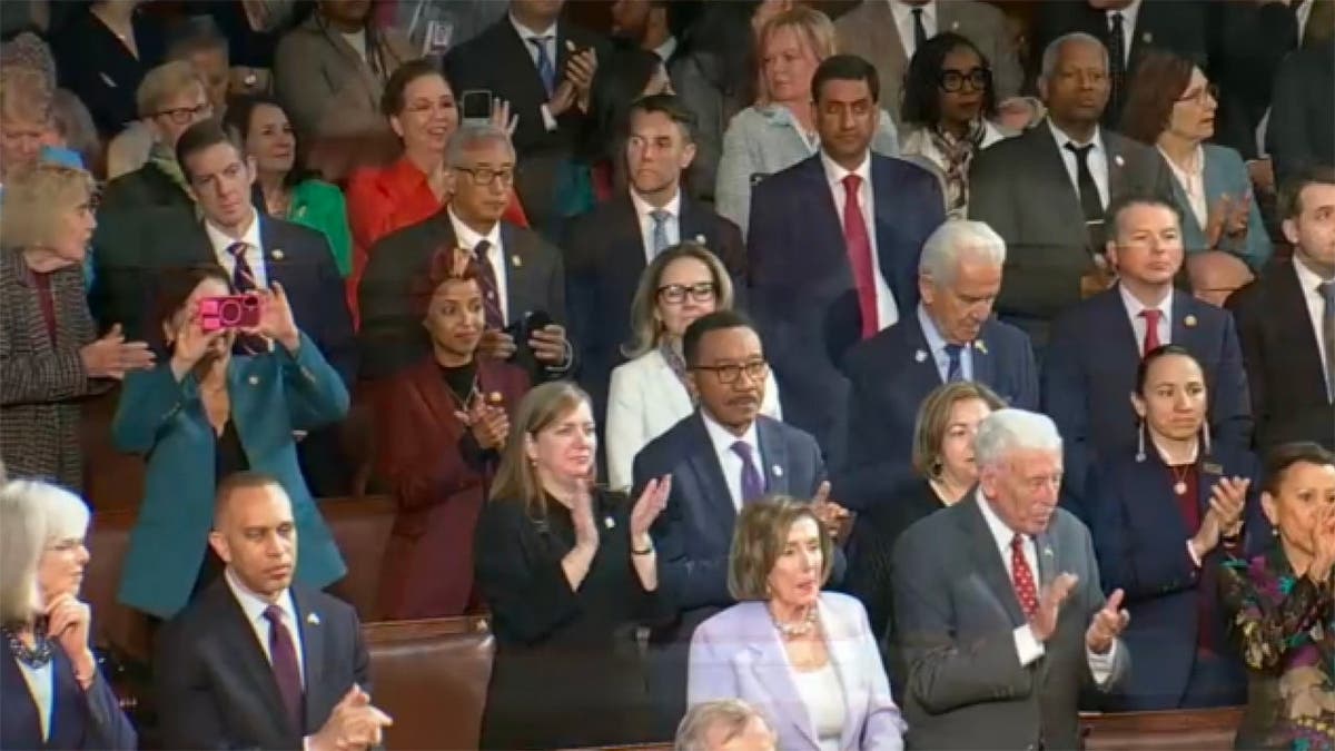 Dems clapping for King Charles