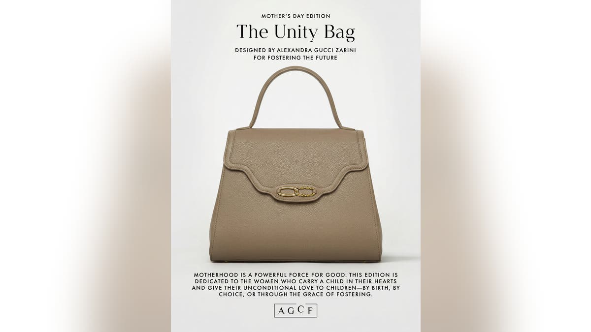 Heiress of the Gucci family and founder of the purpose-driven luxury brand AGCF Alexandra Gucci Zarini has launched a new handbag for Mother’s Day, designed in support of first lady Melania Trump’s Fostering the Future initiative, Fox News Digital has learned.