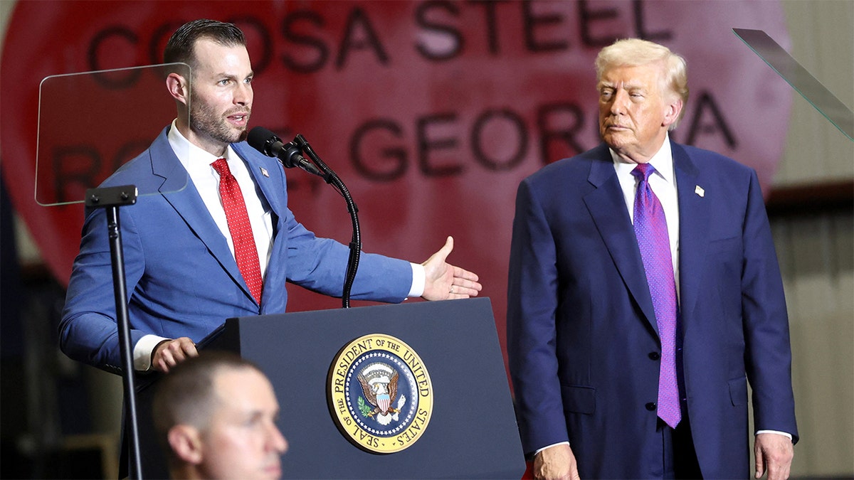 Clay Fuller and President Donald Trump