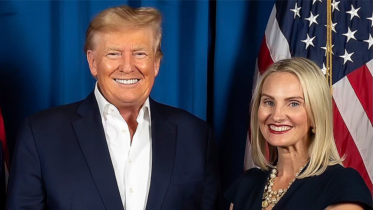 Donald Trump with Sydney Gruters