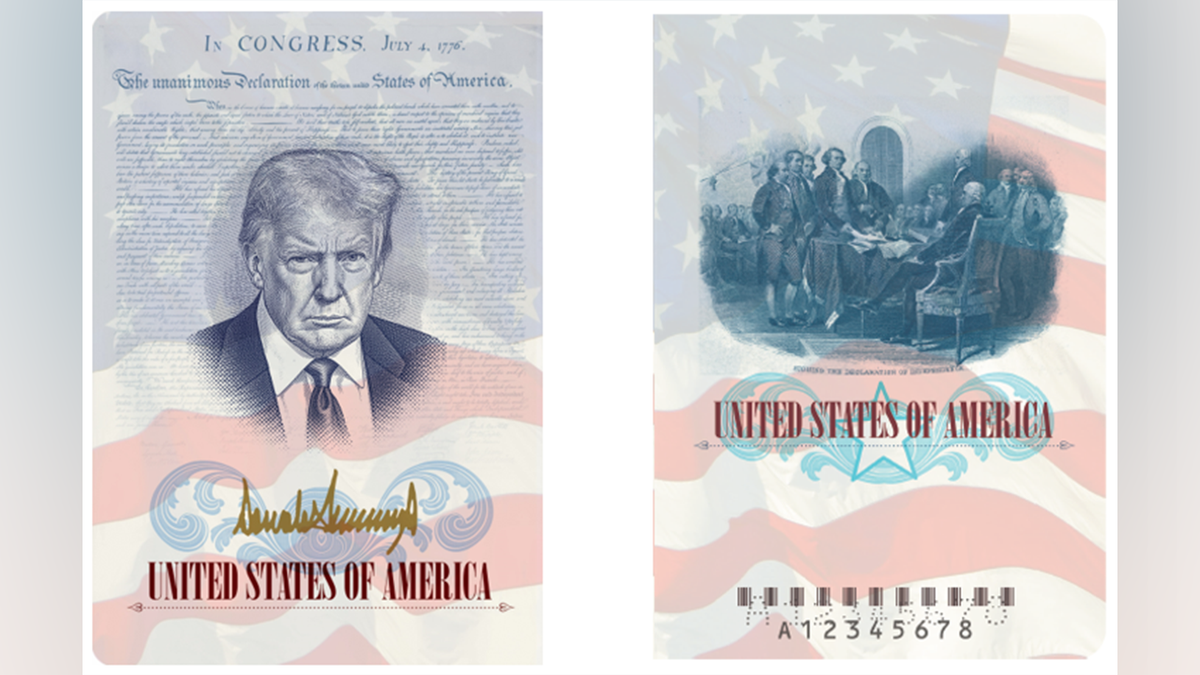 America 250 passport mockup