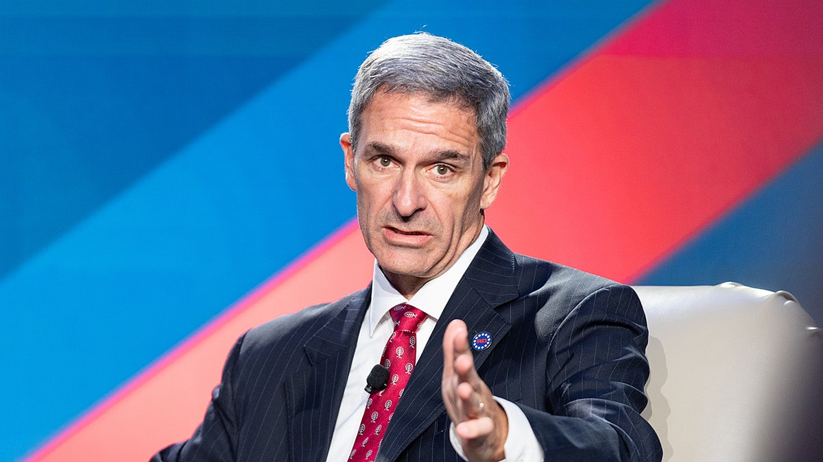 Ken Cuccinelli speaking at an event in Georgia