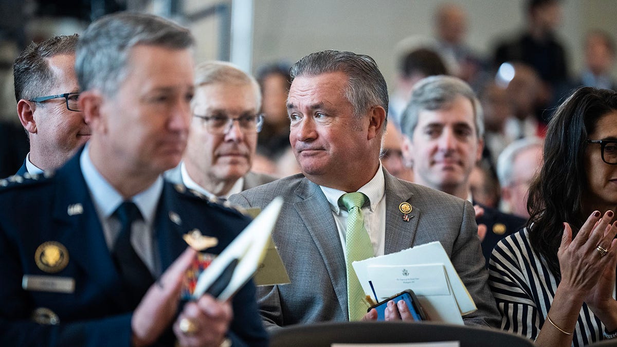 Rep. Don Bacon attending a Congressional Gold Medal ceremony in Emancipation Hall