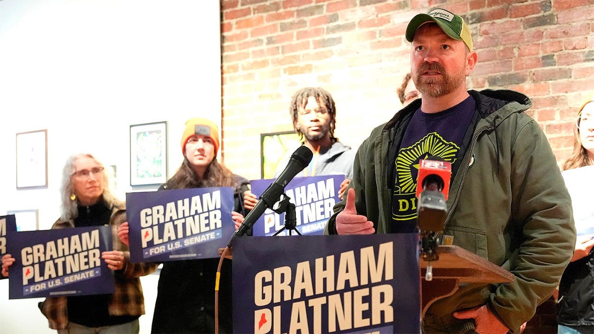 Platner is taking on Susan Collins in Maine