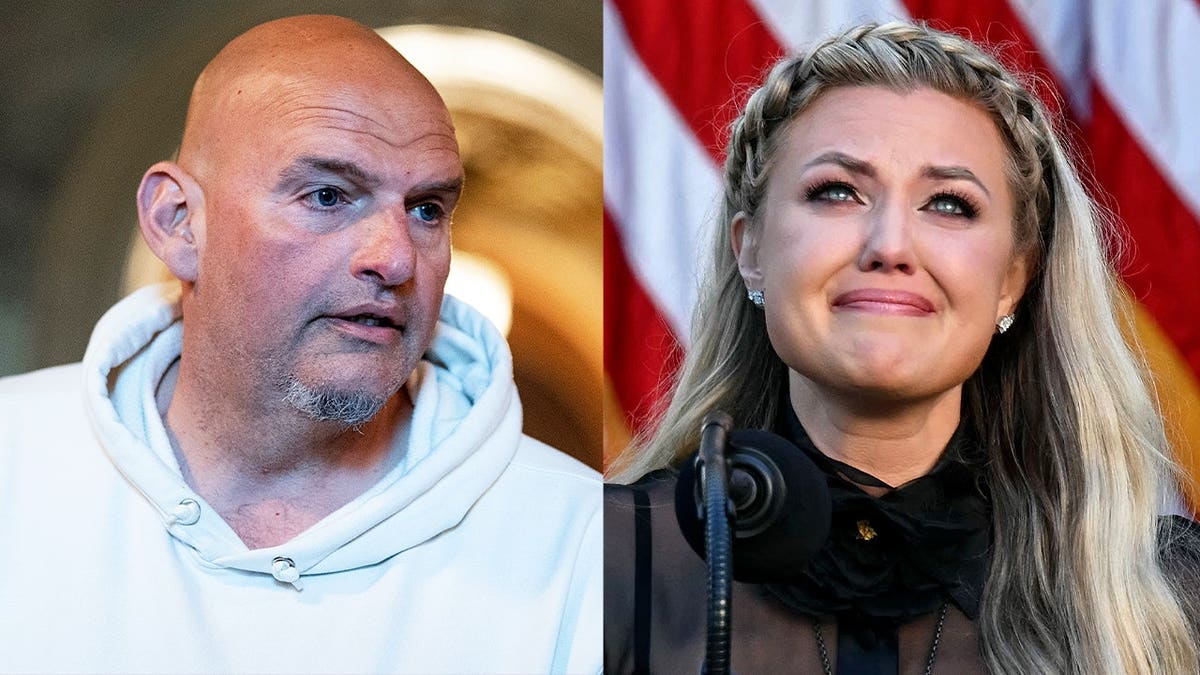 Split of Fetterman and Erika Kirk