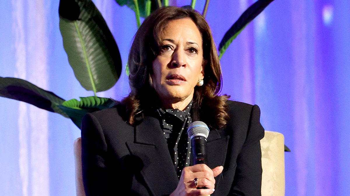 Kamala Harris sitting