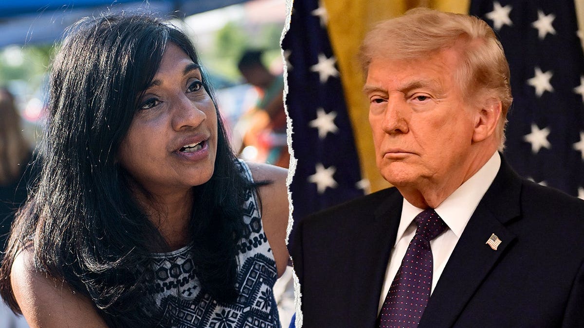 Split of Maryland Lt. Gov. Aruna Miller and Trump