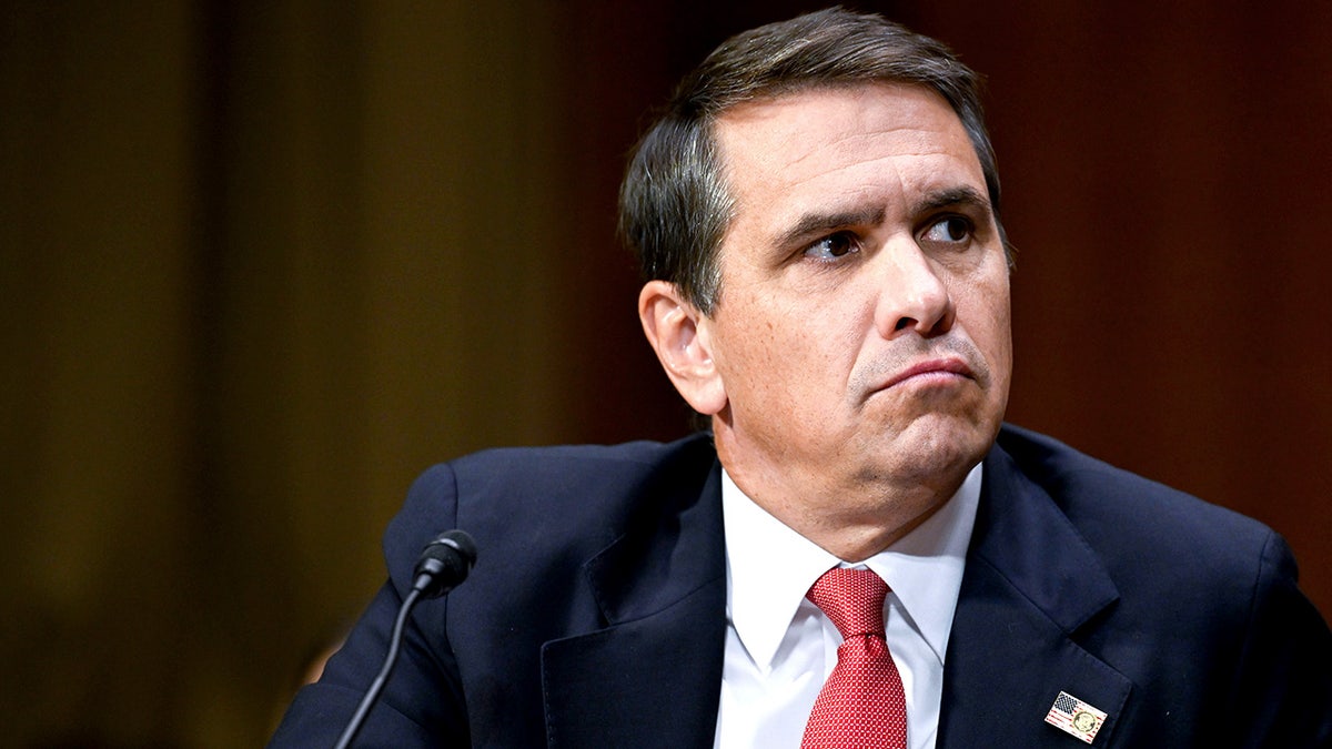 Todd Blanche speaking during Senate Judiciary Committee hearing in Washington, D.C.