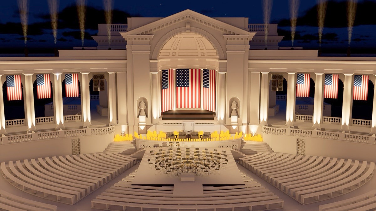 rendering of arlington memorial cemetery