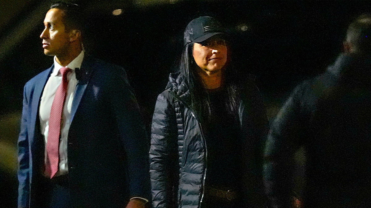Director of National Intelligence Tulsi Gabbard entering Fulton County Election HUB in Union City, Georgia