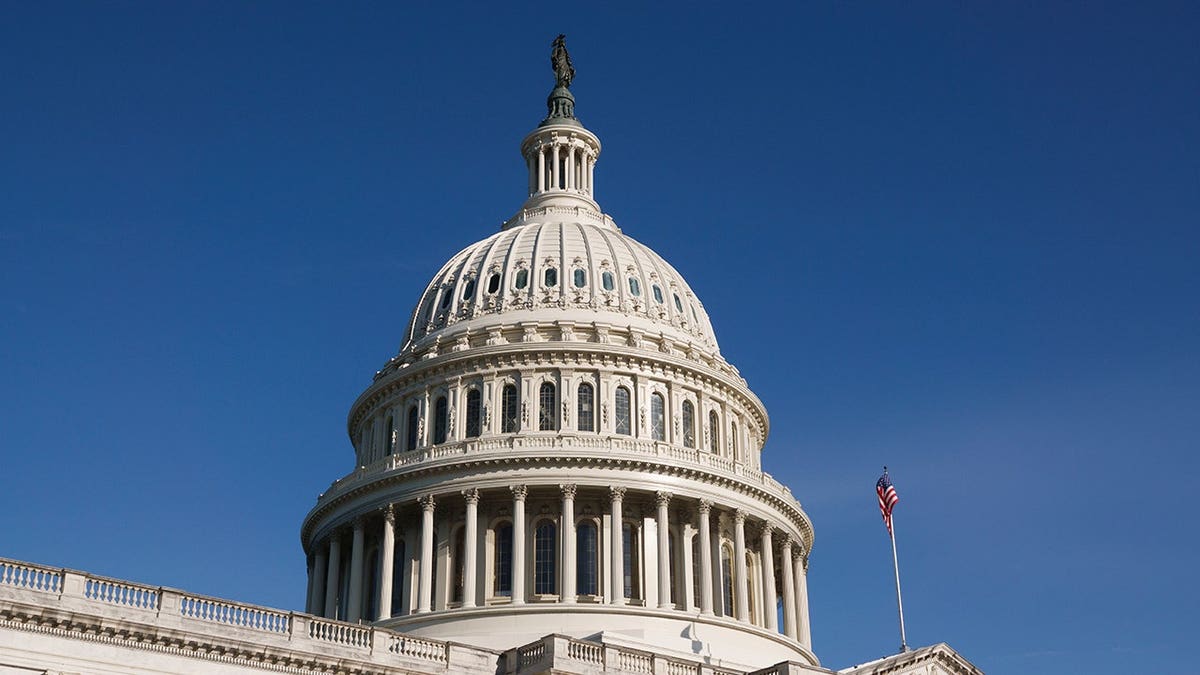 Exterior shot of the Capitol.
